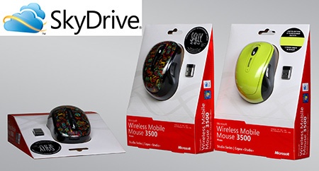bezkabelové designové myši Microsoft Wireless 3000